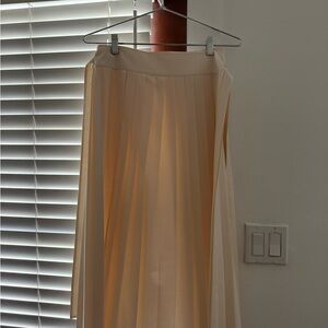 Chic Cream A-Line Skirt